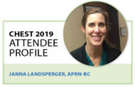 CHEST 2019 Attendee Profile: Janna Landsperger, APRN-BC